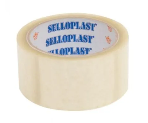 SELLOPLAST Αυτοκόλλητη ταινία SEL-005, διάφανη, 48mm, 60m, 6τμχ