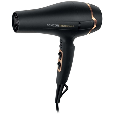 Σεσουάρ Μαλλιών Sencor SHD 8275BK 2400W KeratinCare+ με 3 Επιλογές Θερμοκρασίας και 2 Αέρα και Ιονική Λειτουργία