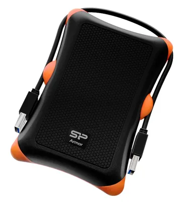 SILICON POWER εξωτερικός HDD Armor A30, 2TB, USB 3.2, μαύρος