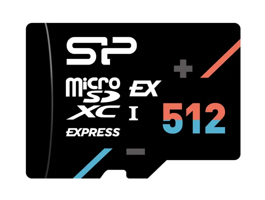 SILICON POWER κάρτα μνήμης microSDXC Express Hypera, 512GB, PCIe Gen 3x1, C10 UHS-I U3 A1 V30