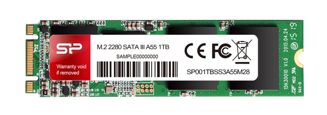 SILICON POWER SSD A55, 1TB, M.2 2280, SATA III, 560-530MB/s