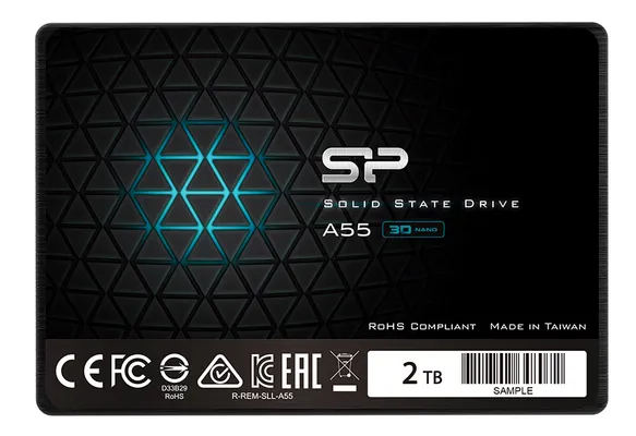 SILICON POWER SSD A55 2TB, 2.5", SATA III, 500-450MB/s, 7mm