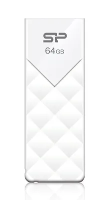 SILICON POWER USB Flash Ultima U03, 64GB, USB 2.0, λευκό
