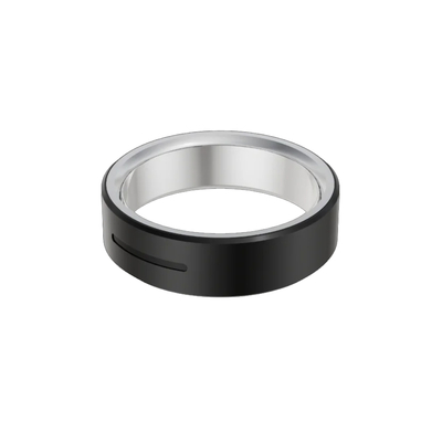 Smart Ring Maxcom mRing MR200 No.13 (Εσωτερική Διάμετρος 22.3mm) IP68 με Μετρητή Παλμών, Ύπνου, Θερμίδες, Βήματα Μαύρο
