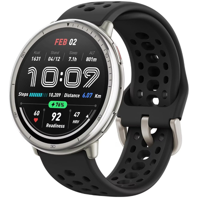 Smartwatch Amazfit Active 2 (Round) 1.32" AMOLED  GPS 5 ATM Black