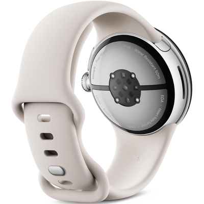 Smartwatch Google Pixel Watch 3 1,2" OLED GPS NFC IP68 με Δυνατότητα Κλήσεων Porcelain