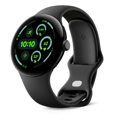 Smartwatch Google Pixel Watch 3 LTE 1,4" OLED GPS NFC IP68 με Δυνατότητα Κλήσεων Obsidian