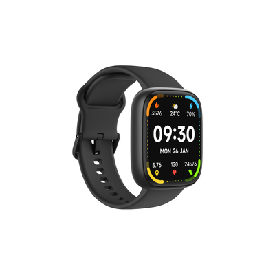 Smartwatch Maxcom Ecowatch 6 1.83" 300 mAh IP68 με Δυνατότητα Κλήσεων Black