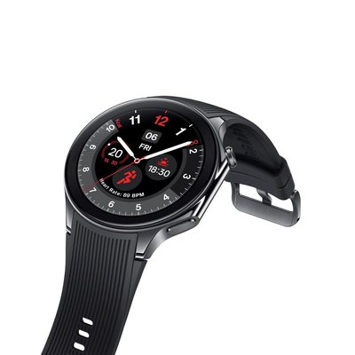 Smartwatch OnePlus Watch 2 1,43" AMOLED GPS NFC IP68 με Δυνατότητα Κλήσεων Black Steel