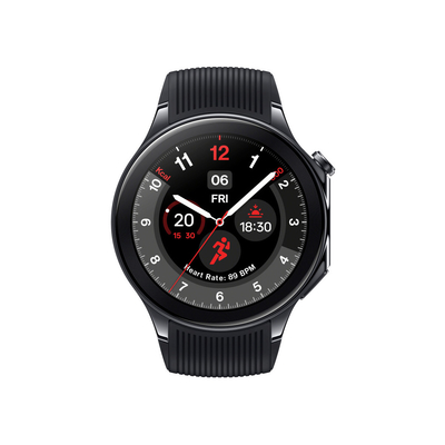 Smartwatch OnePlus Watch 2 1,43" AMOLED GPS NFC IP68 με Δυνατότητα Κλήσεων Black Steel