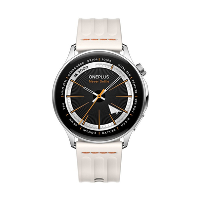Smartwatch OnePlus Watch Lite 1.46" AMOLED GPS 5 ATM με Δυνατότητα Κλήσεων Silver Steel