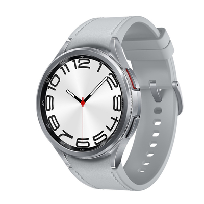 Smartwatch Samsung Galaxy Watch6 Classic LTE R965 1.5" Super AMOLED GPS eSIM NFC 5ATM με Δυνατότητα Κλήσεων Silver