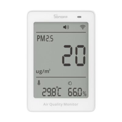 SONOFF AirGuard PM2.5 SAWF-07P WiFi LCD Οθόνη παρακολούθησης ποιότητας αέρα (SAWF-07P) (SONSAWF-07P)