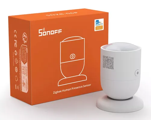 SONOFF smart ανιχνευτής κίνησης SNZB-06P με αισθητήρα φωτός, ZigBee, λευκός