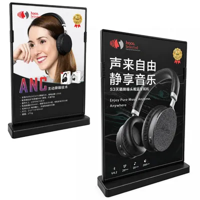 Stand Hoco S3 Επιτραπέζιο Nature Sound Active Noise Control Wireless Headphones για Ακουστικά (220x310mm)