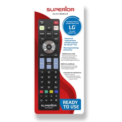 Superior Τηλεχειριστήριο Αντικατάστασης για LG Smart Black - Plug & Play (SUPTRB007) (SPRSUPTRB007)