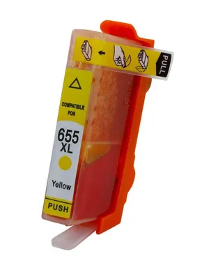 Συμβατό Inkjet για HP, 655, 14.6ml, κίτρινο