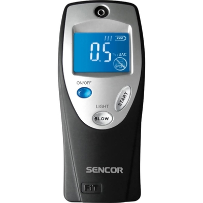 Συσκευή Αλκοτέστ Sencor SCA BA02 με Οθόνη LCD και Ηχητική Ειδοποίηση