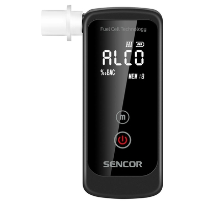 Συσκευή Αλκοτέστ Sencor SCA BA40FC με Οθόνη LCD και Ηχητική Ειδοποίηση