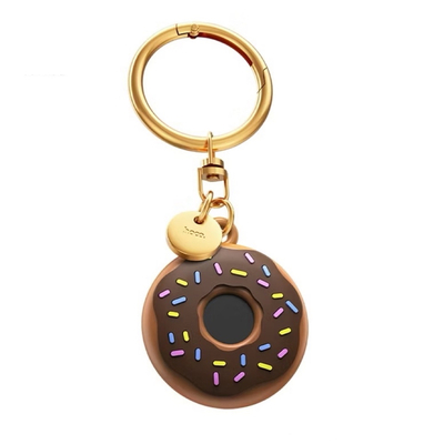Συσκευή εντοπισμού Hoco. DI78 με Θήκη Μπρελόκ Donut Μόνο για iOS Συμβατό με Apple Find My Network