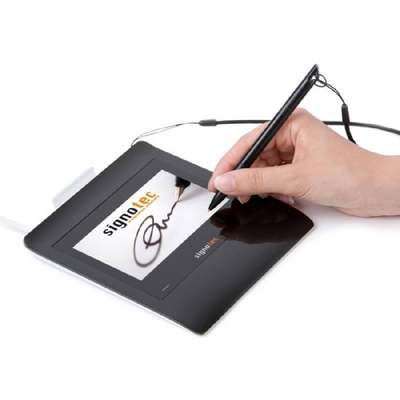 Συσκευή ηλεκτρονικής υπογραφής, gamma pad signotec με έγχρωμη οθόνη lcd