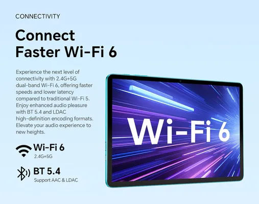 TECLAST tablet P30, 10.1", 4/128B, Android 14, 6000mAh, μπλε