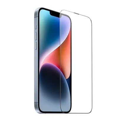 Tempered Glass Hoco A32 Anti Reflective Dustproof 0.33mm για Apple iPhone 14 Plus 13 Pro Max Μαύρο