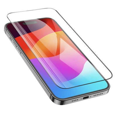 Tempered Glass Hoco Premium Series G14 0.33mm HD Full Screen Large Arc Edges Protection HD 3D για Apple iPhone 15 Pro Σετ 10τεμ.