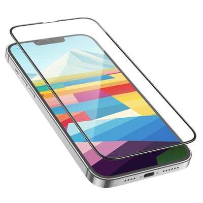 Tempered Glass Hoco Premium Series G16 Full Screen HD 5D Large Arc 0.4mm 9H για Apple iPhone 16 Plus 15 Plus Σετ 10τεμ.