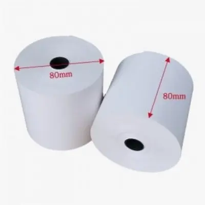 Θερμικά ρολά 80mm x 80mm,  (κιβώτιο 50 τεμαχίων)