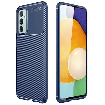 Θήκη Ancus AutoFocus Carbon Fiber για Samsung M13 M135 M23 M236 Μπλε
