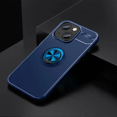 Θήκη Ancus AutoFocus Shockproof με Ring Holder για Apple iPhone 14 Plus Μπλε