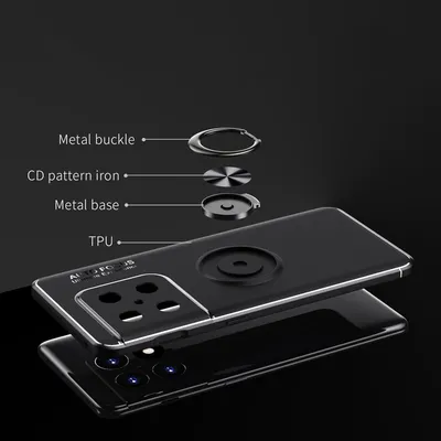 Θήκη Ancus Autofocus Shockproof με Ring Holder για OnePlus 10 Pro Μαύρη
