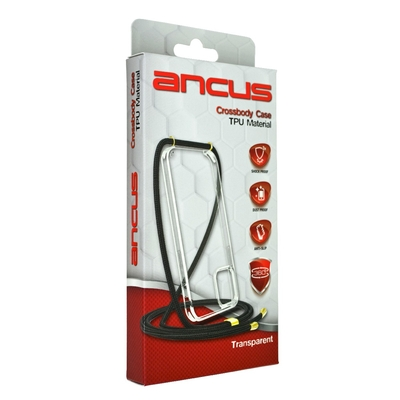 Θήκη Ancus Crossbody για Xiaomi Redmi 12C με Κορδόνι Μαύρo