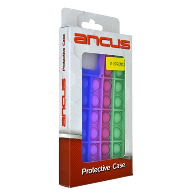 Θήκη Ancus TPU Pop It για Apple iPhone 11 Pro Max Μπλε Μωβ Κόκκινο Πράσινο