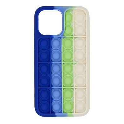 Θήκη Ancus TPU Pop It για Apple iPhone 13 Pro Max Μπλε Γαλάζιο Πράσινο Λευκό
