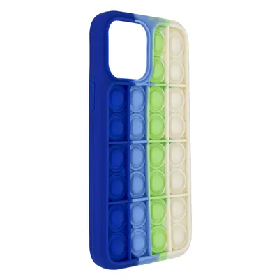 Θήκη Ancus TPU Pop It για Apple iPhone 13 Pro Max Μπλε Γαλάζιο Πράσινο Λευκό