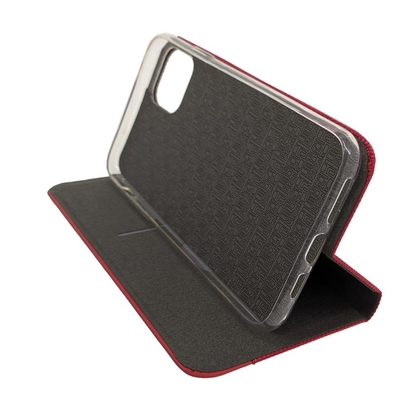 Θήκη Book Ancus Magnetic Canvas για Apple iPhone 11 Pro Max TPU Κόκκινη
