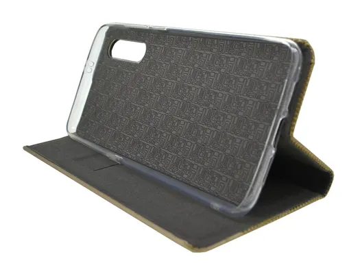 Θήκη Book Ancus Magnetic Canvas για Xiaomi Mi 9 TPU Χρυσαφί