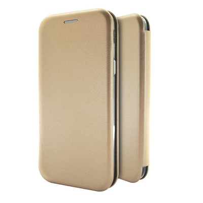 Θήκη Book Ancus Magnetic Curve για Apple iPhone 12 Pro Max TPU Χρυσαφί