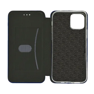 Θήκη Book Ancus Magnetic Curve για Apple iPhone 12 Pro Max TPU Σκούρο Μπλε
