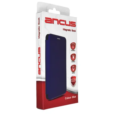 Θήκη Book Ancus Magnetic Curve για Samsung SM-A415F Galaxy A41 TPU Μπλε
