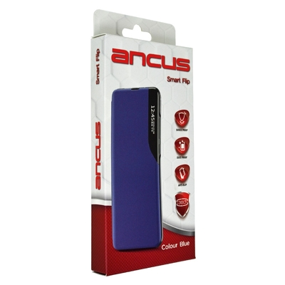 Θήκη Book Ancus Smart Flip για Samsung SM-S926B Galaxy S24+ 5G Μπλε