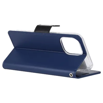 Θήκη Book Goospery Sonata Diary Case για Apple iPhone 12 Pro Max Μπλε-Μαύρο