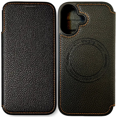 Θήκη Folio TPU Ancus Magnetic Ring για Apple iPhone 17 5G Μαύρη