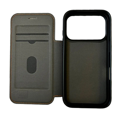 Θήκη Folio TPU Ancus Magnetic Ring για Apple iPhone 17 Pro Max iPhone 18 Pro Max Μαύρη