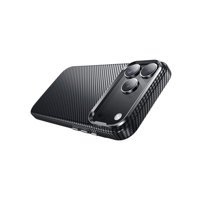 Θήκη Hoco Carbon Fiber Magsafe για Apple iPhone 17 Pro Max iPhone 18 Pro Max Μαύρη