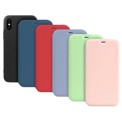 Θήκη Hoco Colorful Series Liquid Silicone για Apple iPhone XS Max Ροζ