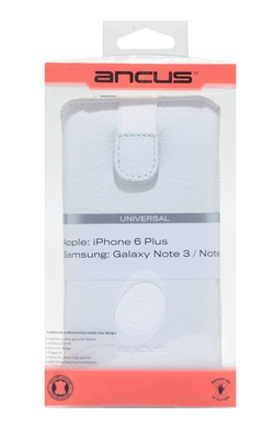 Θήκη Protect Ancus για  Mate 7 / iPhone 6 Plus/6S Plus Old Leather Λευκή