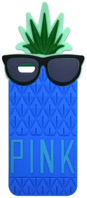 Θήκη Σιλικόνης Ancus Pineapple για Apple iPhone 6 Plus/6S Plus Μπλε